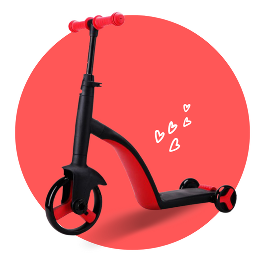 Little Bambino 3-in-1 Scooter Red