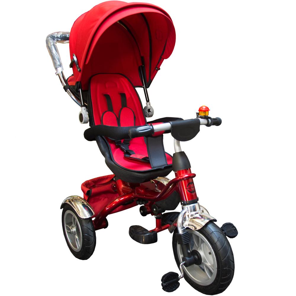 Sun Baby - LITTLE TIGER, Tricycle enfant Vélo Evolutif Multifonctionnel &  Siège Pivotant, Tige Directionnelle + pare soleil