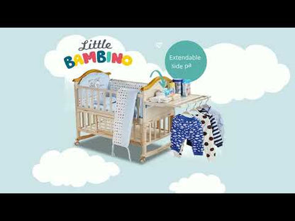 Little Bambino 5-in-1 Baby Rocking Cot & Co-Sleeper Crib